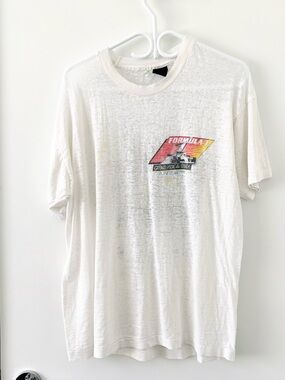Vintage Formula One Paper Thin distressed Tee